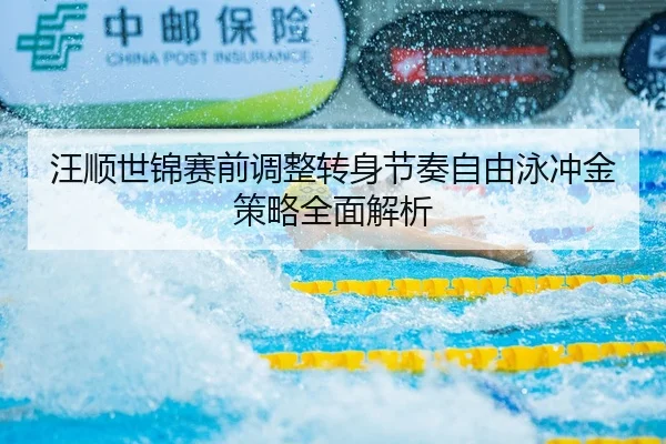 汪顺世锦赛前调整转身节奏自由泳冲金策略全面解析